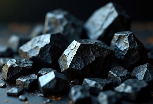 Rich Dark Obsidian Volcanic Glass Raw Formation Captivating Depth Depths of Earthly Bodies