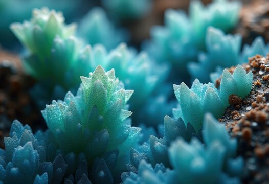Striking Turquoise Blue Green Veined Copper Mineral Mineralization Journey Through Geological Awesomeness