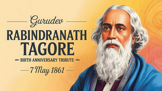 Gurudev rabindranath tagore birth anniversary tribute