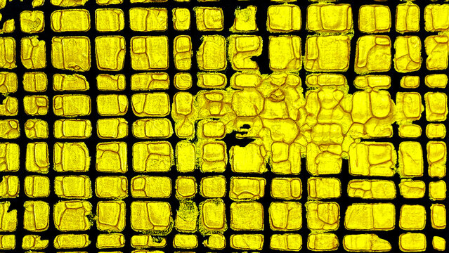 Abstract gold ingots of random shapes on black background, texture, luxury metallic composition, ideal poster for finance, business promotions, advertising, presentations and creative design projects.