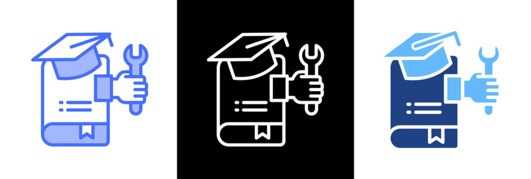 Vocational Education triplestyle icon