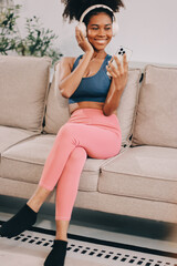 Obraz premium Women exercising in fitness studio yoga classes