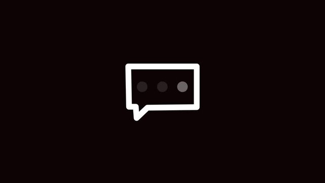 Typing loading dots on background. Loading is indicated by a dot. Load dot icons.