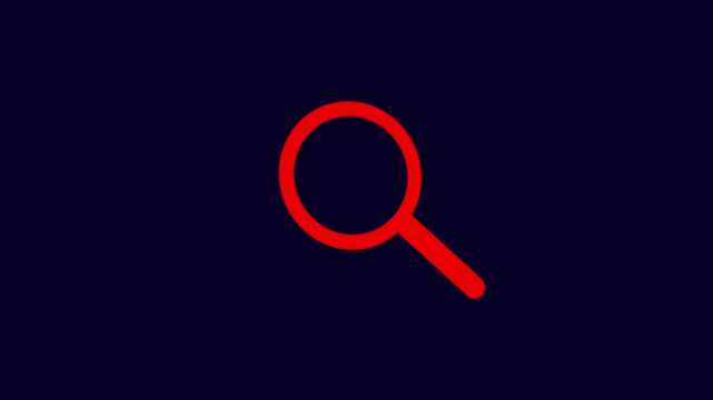 Magnifying glass on black background, a simple magnifying glass to inspect details in product photography. Use of magnifying glass for a deeper dive into subject elements