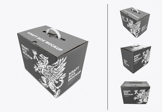 Kraft Box Mockup