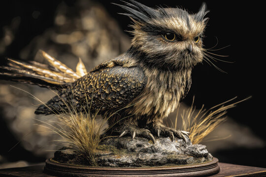 Caipora, the mythic forest spirit and guardian of Wildlife, AI generated
