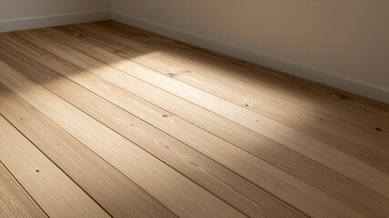 Naklejka premium Garden wooden deck