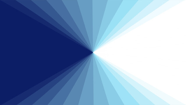 Abstract Modern Angular Geometric Polygonal Shard Perspective Vector Background with Blue Gradient
