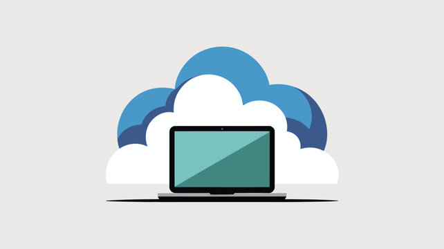 Cloud Computing Laptop for Remote Data Storage, Online Backup, and Enterprise Network Infrastructure