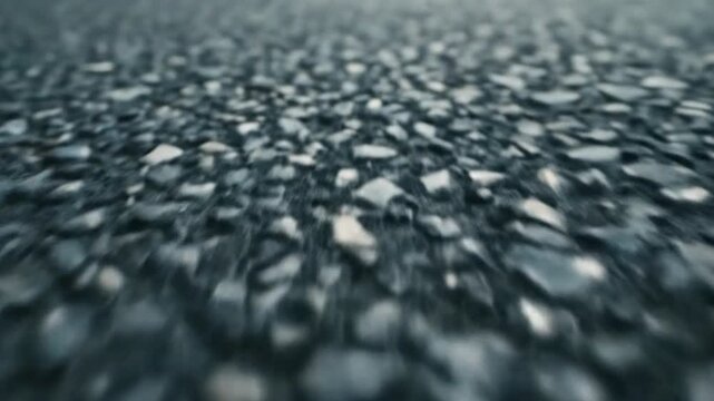 Close-up of asphalt texture with motion blur, abstract background