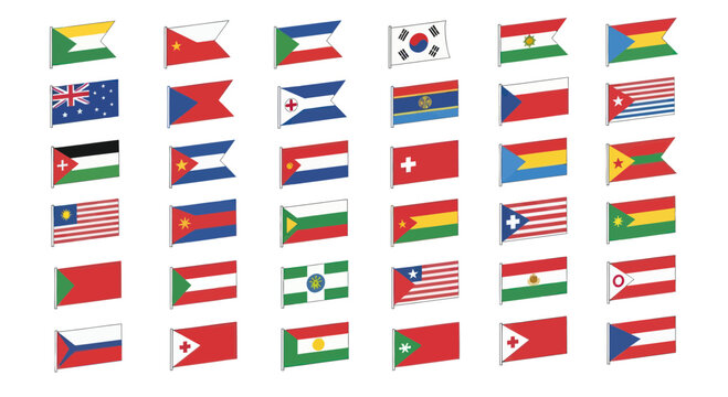 Collection of National Flags