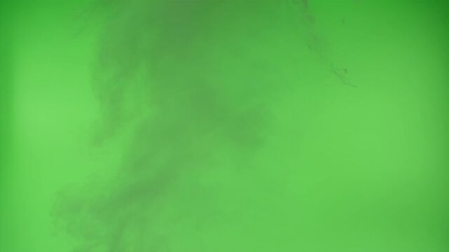 Grand Billowing Fireplace Soot Smoke Green Screen 4K Video