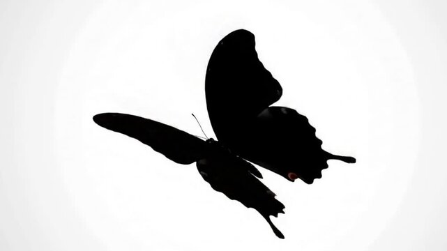 butterfly flying gracefully video