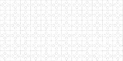Obraz premium Dense pattern of connected squares and lines forming a seamless texture