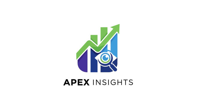 Apex Insights business logo design.