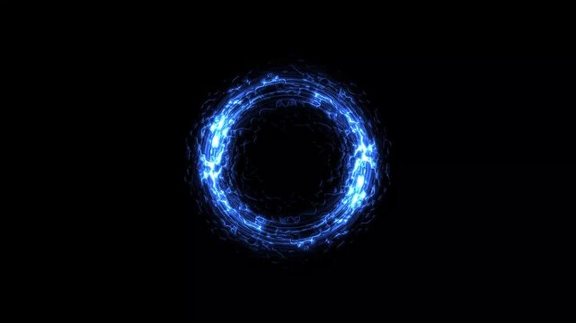 Abstract swirling dark background with light blue streaks and a dark circular shape circle motion energy vortex galaxy circle motion energy vortex galaxy.