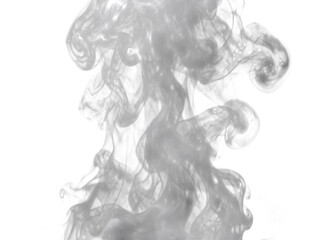 Fototapeta premium A close-up shot of smoke on a black background, perfect for use in abstract or conceptual photography projects