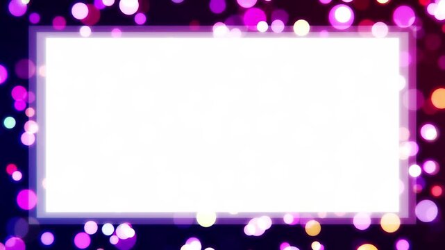 Glitter material frame loop background