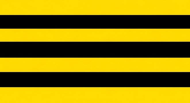 Abstract yellow and black horizontal stripes pattern background.