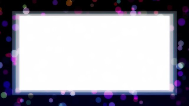 Glitter material frame loop background