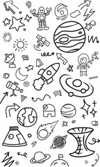 Fototapeta premium Space-and-Sci-Fi