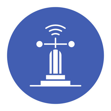 Wind Speed Sensor Icon