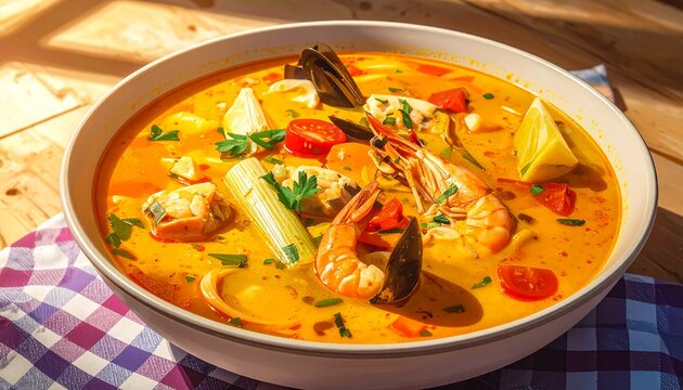 bouillabaisse, soupe de poisson, french marseille fish soup
