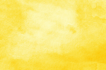 Abstract yellow watercolor background texture close up © Yuliia777 Art