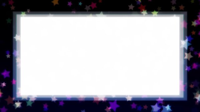 Glitter material frame loop background