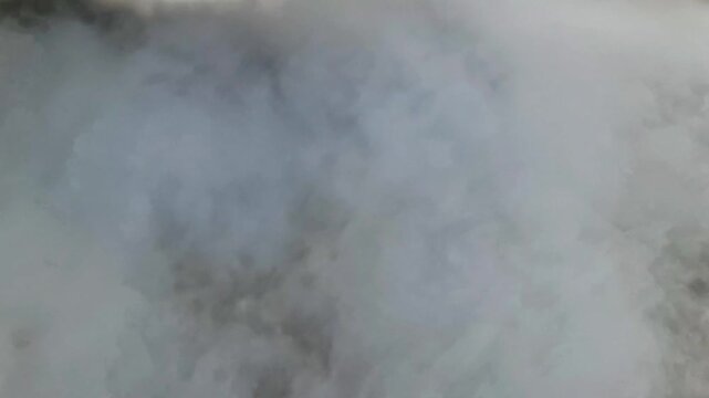 Extreme Cryogenic Gas Release Intense White Fog and Liquid Vapor at Sub Zero Temperatures