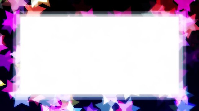 Glitter material frame loop background