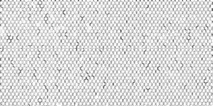 Close up of a honeycomb structure with repeating hexagonal patterns