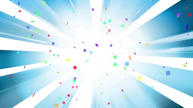 紙吹雪, ベクター, イラスト, デザイン, カラフル, 色, デコレーション, 