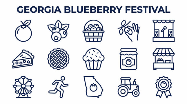 Georgia Blueberry Festival Icons: Food, Fun, and Farming