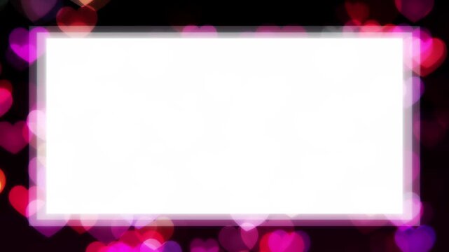 Glitter material frame loop background