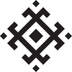 Fototapeta premium A seamless geometric square pattern designed in a black and white color scheme.