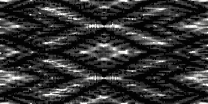 Abstract black and white textured pattern resembling a distorted face