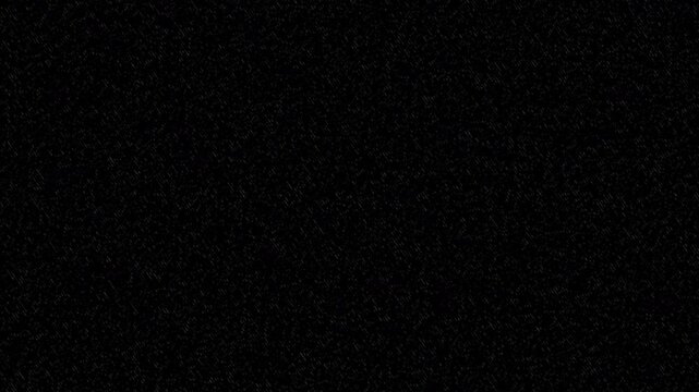 4K Animation Analog TV screen with static noise, glitch distortion, and tracking errors.
