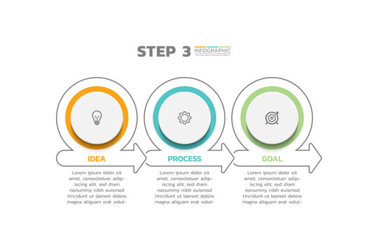 Presentation business abstract background infographic template colorful