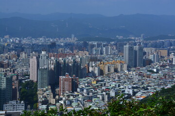 Fototapeta premium 台湾 台北の象山からの眺望