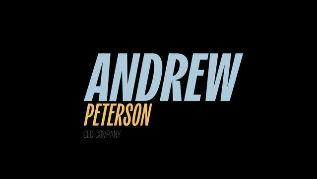 Modern Simple Clean Title / Horizontal / Part 08