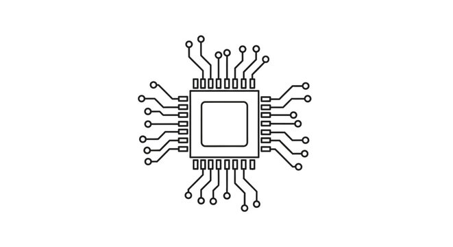 Microchip Electronic Circuit Board.