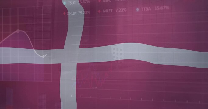 Displaying centered white Nordic cross covering magenta field, with grid and percent labels