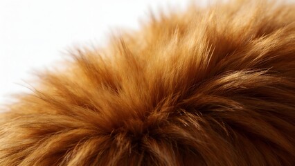 Naklejka premium Closeup of brown fur texture