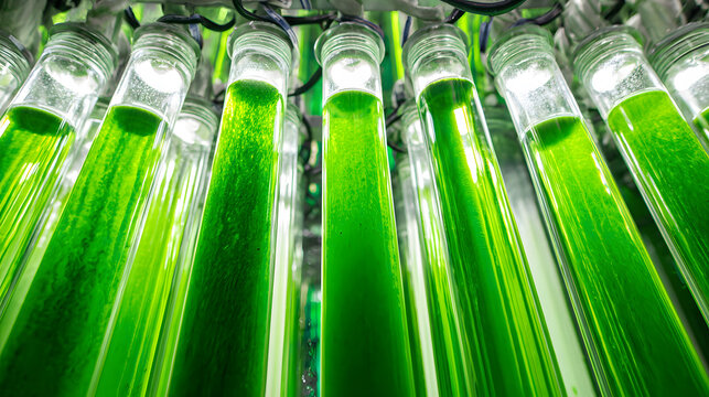 Algae bioreactor tubes pattern