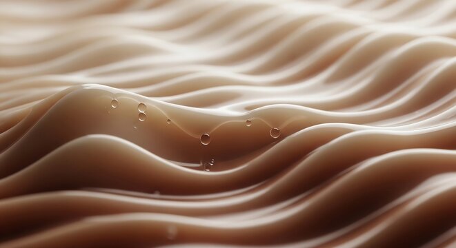 Close-up Macro View of Human Skin Texture with Pores and Fine Lines.