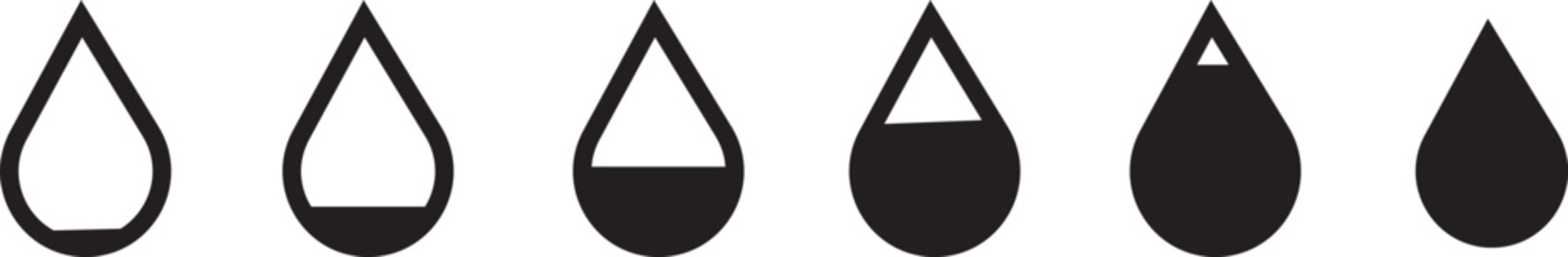 Priblack, illustration, collection, white, minimalist, tear, background, vector, design, teardrop, droplet,nt