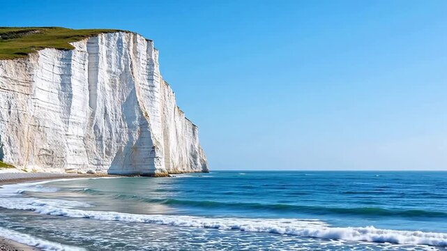 White cliffs by the sea