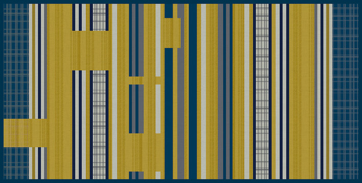 Abstract vector background featuring colorful stripes and lines that form a geometric pattern resembling the iron bars and metal texture of a prison cell window or gate