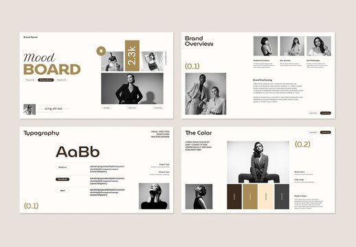 Minimalist Mood Board Layout